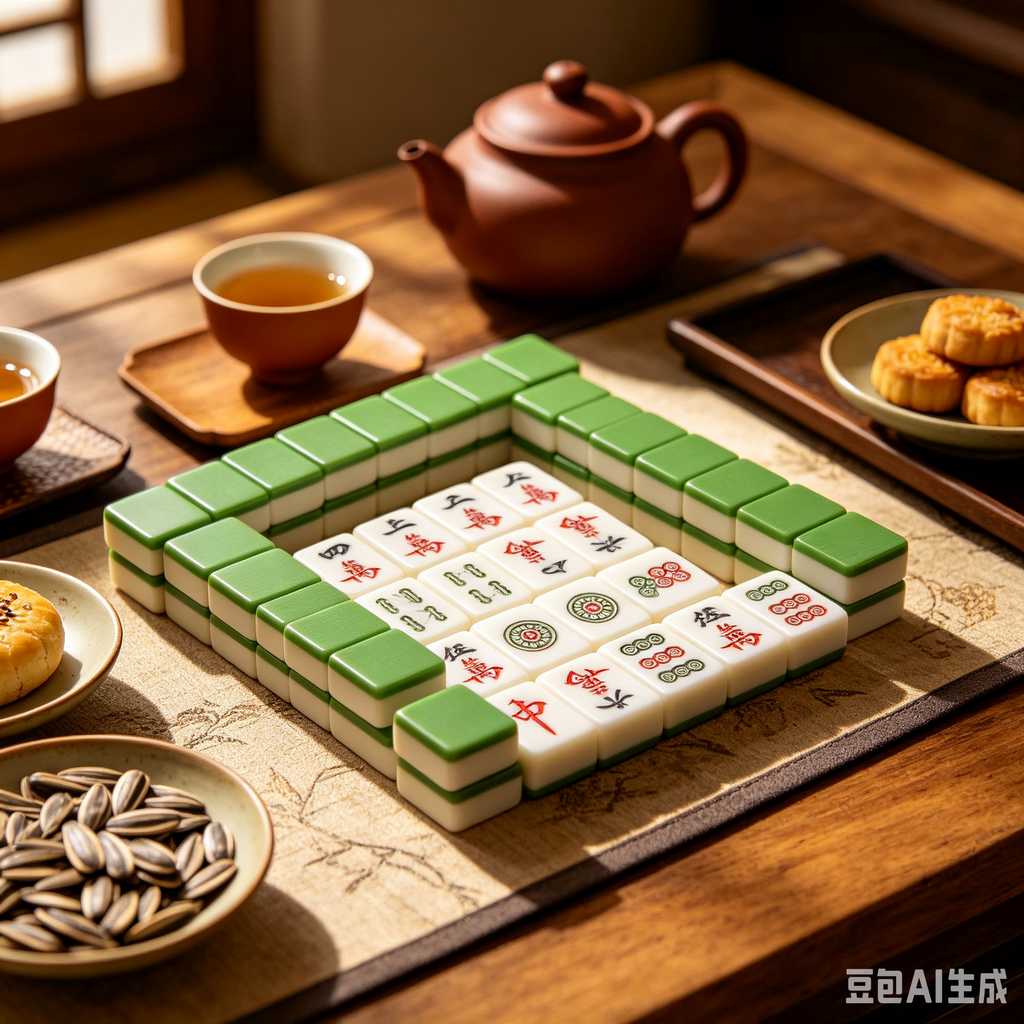 ornamental mahjong tiles